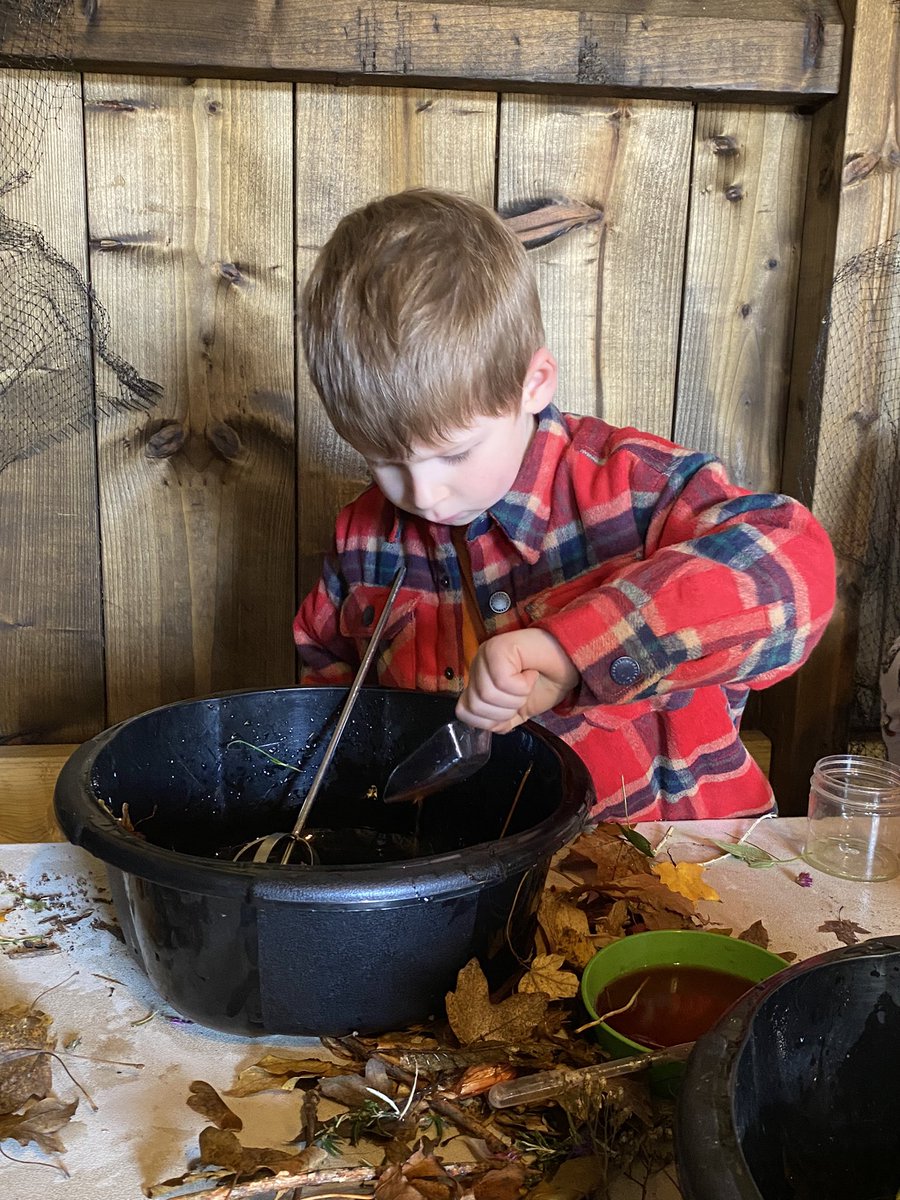 Halloween fun at #scarewell From climbing trees to potion making 🧪