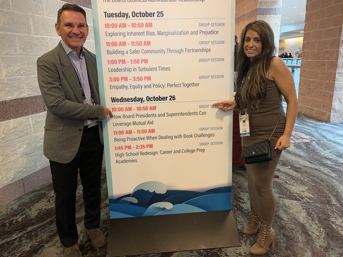 NJSBA Workshop 2022 is in the books!  Thank you to Board President Elisa Billis for presenting with me!