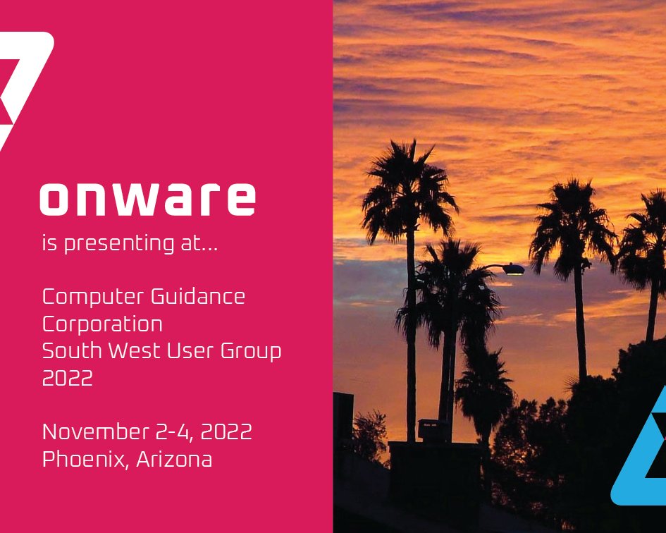 We're excited to be presenting at the upcoming South West User Group for users of eCMS by 
<a href="/computerguidanc/">Computer Guidance</a> and will be hosted by Repcon Construction this year. 
<a href="/FraserGallop/">Fraser Gallop</a> will be presenting on how to connect and use eCMS with BI tools such as #powerbi and 
<a href="/tableau/">Tableau</a>.