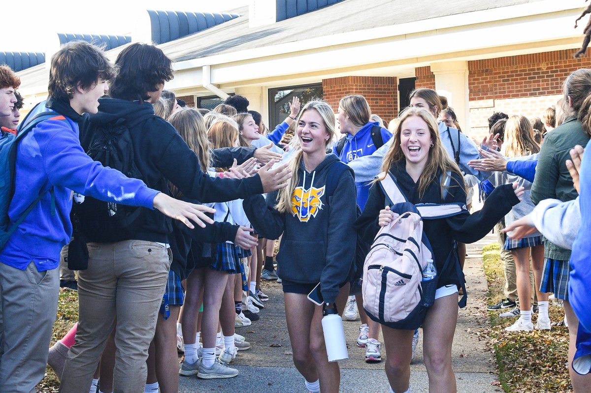 We just sent off our girls soccer team to compete in their fourth consecutive state tournament, which takes place tomorrow at 1:30 p.m. Way to go, Wildcats! 🥳 @BGASoccer @BGASports
