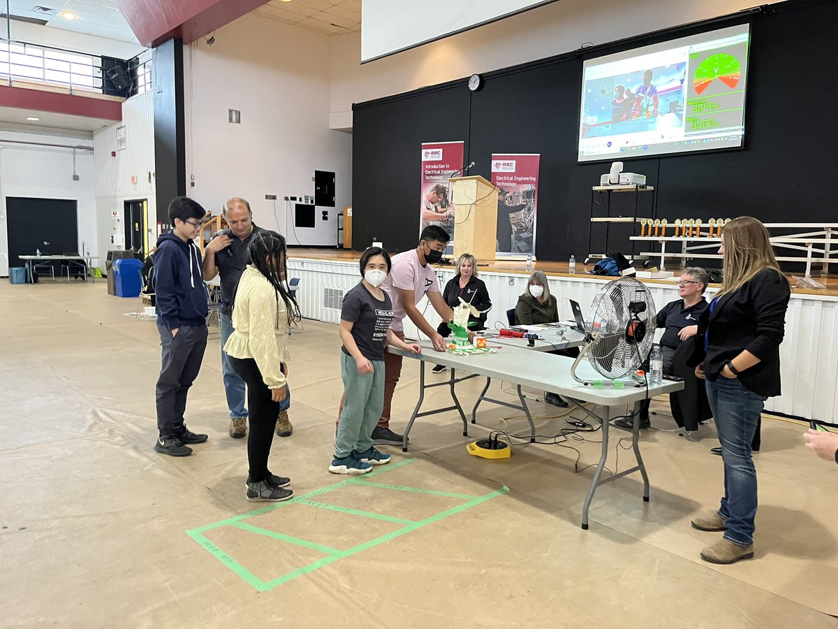 shsdrafting's tweet photo. Congratulations to these G9/10 Drafting students who won the Highest Voltage @skillsmb Model Wind Turbine Competition #winnipegSD #WSDparents #WSDstudnets https://t.co/wXHnoeljO5