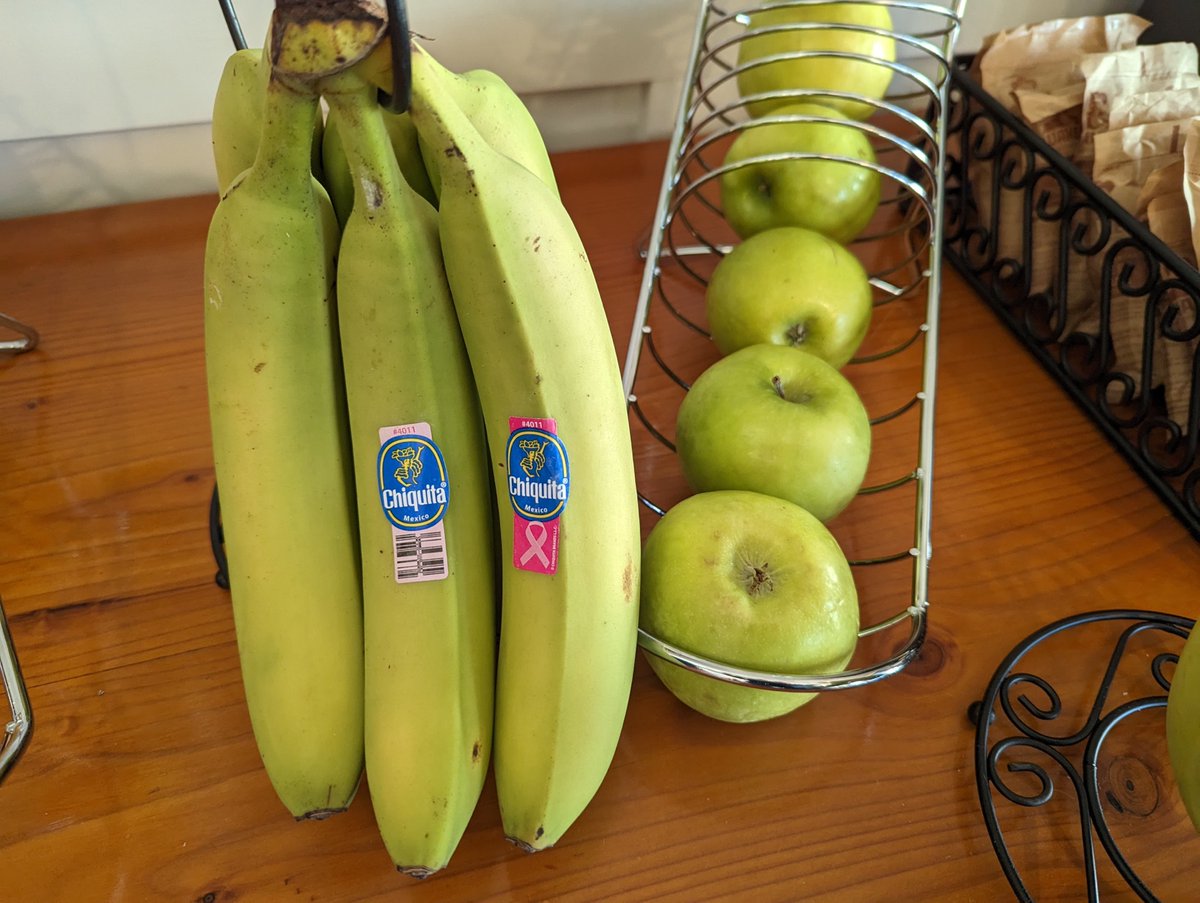 Here's a #ProTip for anyone in the hospitality industry: if your bananas 🍌 are just as green as your apples 🍏, they aren't quite ready to be served to guests yet. 😆