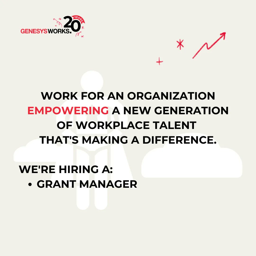 Join the Genesys Works Chicago team! #WeAreHiring

We are #recruiting a passionate individual who is committed to connecting Chicago companies with skilled youth from historically excluded communities. 

Interested? Apply Here: genesysworks.org/about-us/caree… 

#genesysworkschicago