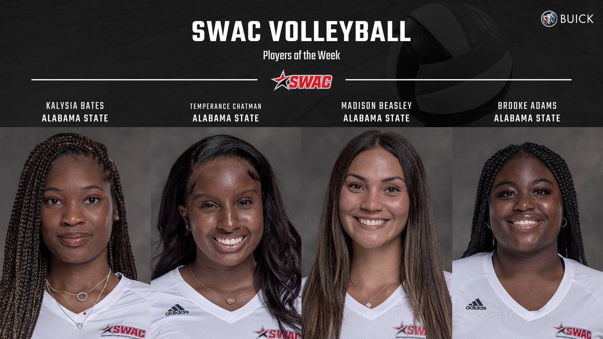 SWAC Volleyball Weekly Honors: Oct. 26 presented by Buick Read more: bit.ly/3TGUdPo #SWACVB🏐