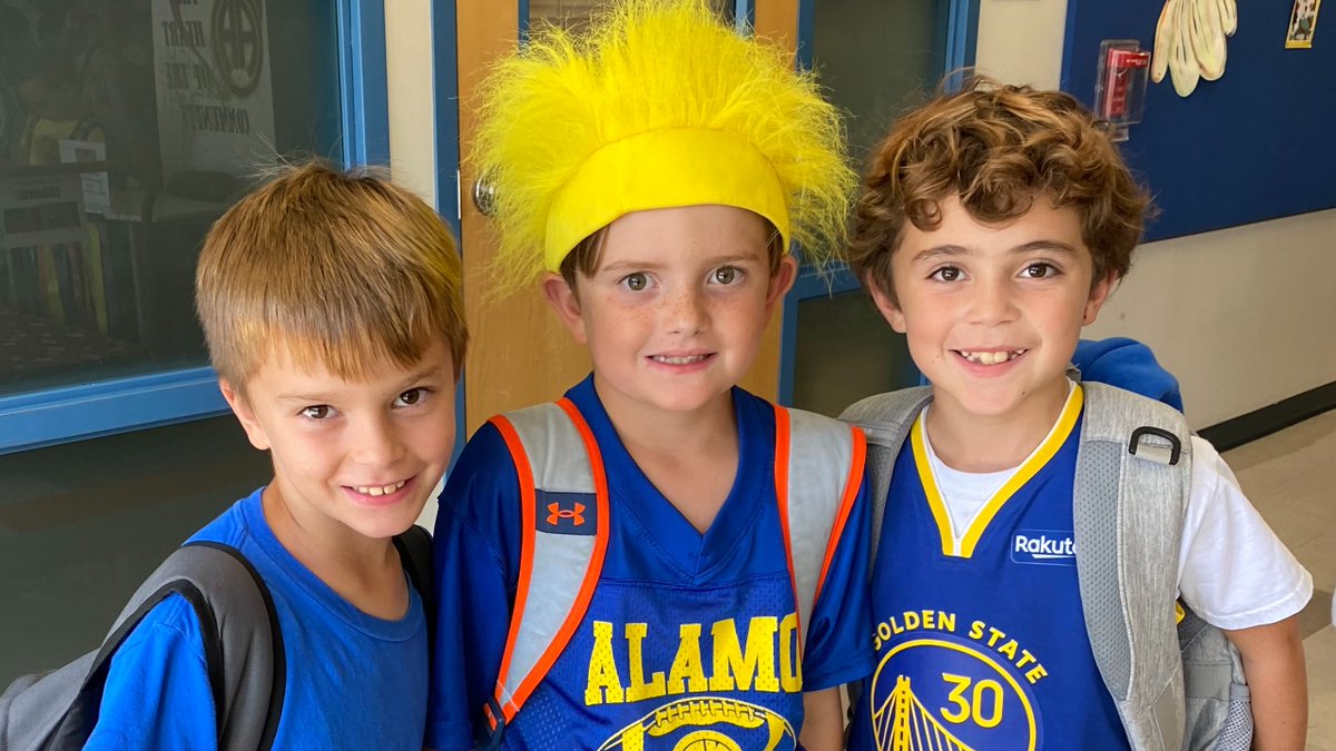 What a fun day at WE! We celebrated Red Ribbon Week and National Mule Day today at WE. Mules make healthy choices and choose to persevere every day. Our Blue &amp; Gold game was strong!  #BETHEWE #watchUSgrow #MulesUP