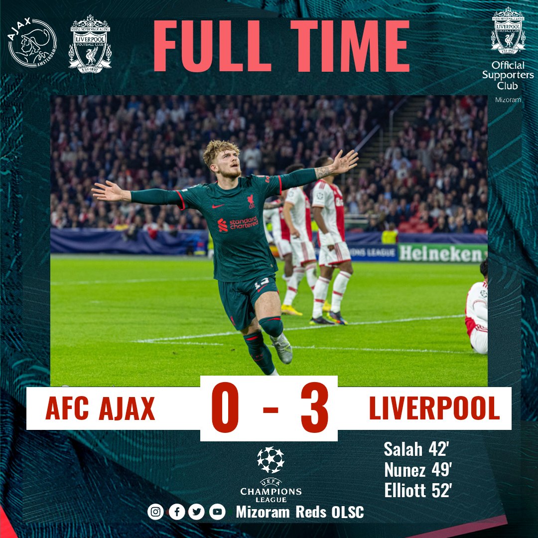 Three goals, three points... Here we go to the next stage... This third kit is bringing us luck! #AJALIV #ChampionsLeague #UCL #LFC #WalkOn #YNWA