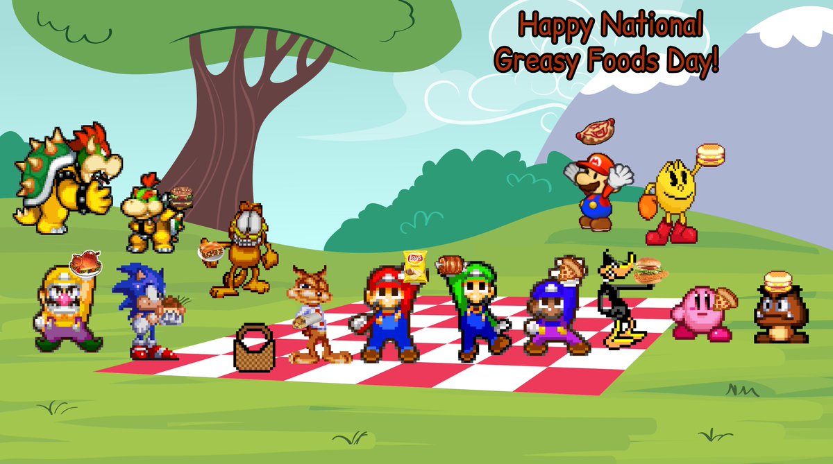 charleslloydjr1's tweet photo. #accolade
#antagonists
#food
#icons
#kirby
πππ
#oc
#pacman
#papermario
#fritolay
#greasyfoodsdayπππ
#greasyfoodsday2022
#bubsy
#crossover
#garfield
#looneytunes
#mcdonalds
#namco
#pawsinc
#protagonists
#sonicthehedgehog
#supermario
#supersmashbros
#wendys
#supercharlie623 https://t.co/tHNV1fSUXn