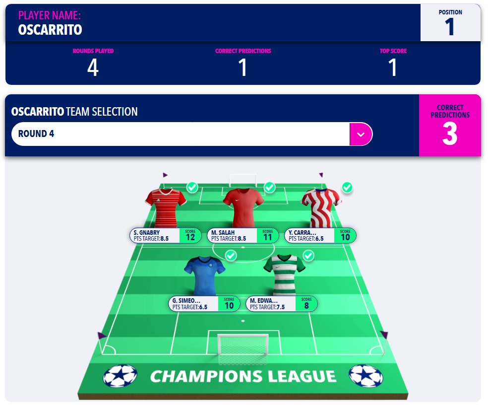 Fantasy5 on Twitter: "BOOOM! We have back-to-back UCL ยฃ1,000 jackpot ...