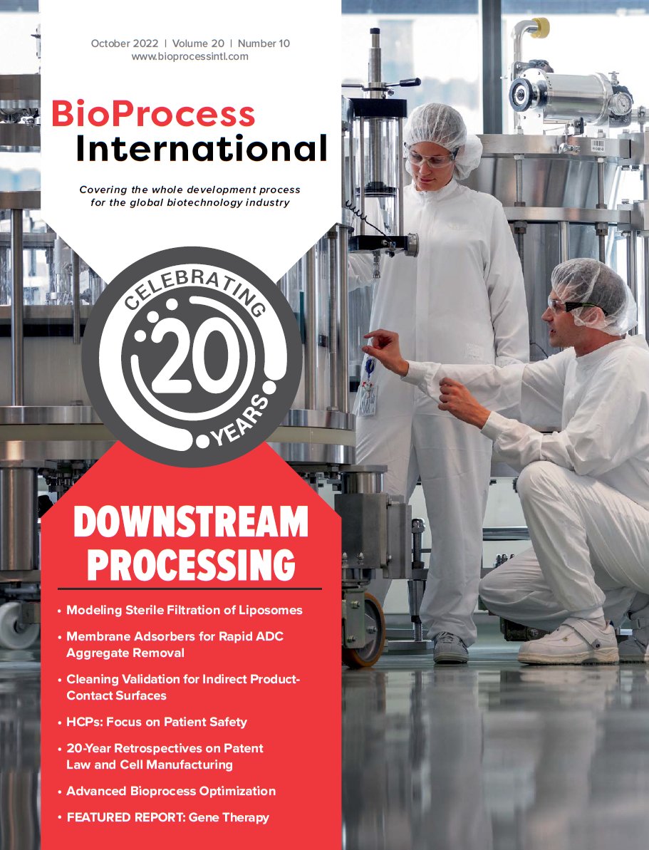 BioProcess Intl. on Twitter "The October 2022 issue of BioProcess