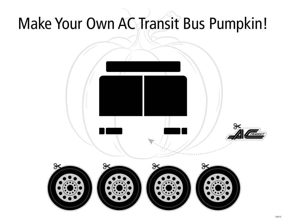 Have you decorated for Halloween? Today is #NationalPumpkinDay. We have a fun stencil, you can carve a bus.🎃 Download it here: bit.ly/3SDnucz Share your final pumpkin, we love to see it.