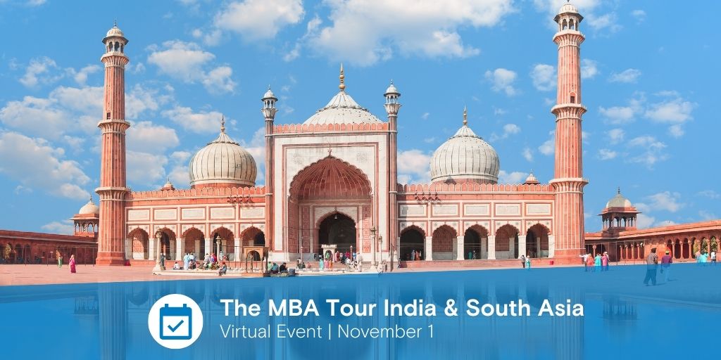 The MBA Tour: India &amp; South Asia is less than a week away! 🎓 Meet with representatives from Columbia, Cornell, Saint Mary's, University of Ottawa, UC Berkeley, Alliance University, and 15+ other top business schools! 

Register now for free: bit.ly/3UgMVlF