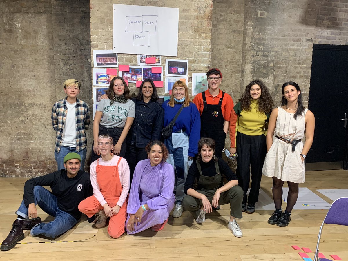 kalsi_reena's tweet photo. What an honour to share the space with these programmers and producers today! A day chatting about logistics and design, allowing @KrishnaIstha and the team to ask questions about programming, venue expectations and limitations to support work like this. https://t.co/u697y1pNMk