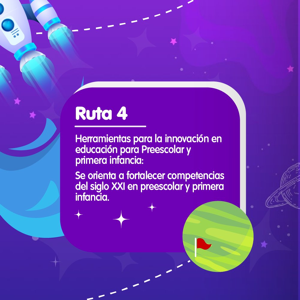 CompuParaEducar's tweet photo. ¡#Edumaker 2022! El diplomado gratuito de @CompuParaEducar con el que los profes de Colombia 👨🏽🏫 están abordando conceptos de tendencias metodológicas, tecnológicas y pedagógicas a través de rutas de formación y sesiones prácticas. 🧩 https://t.co/dDWFxklBrg