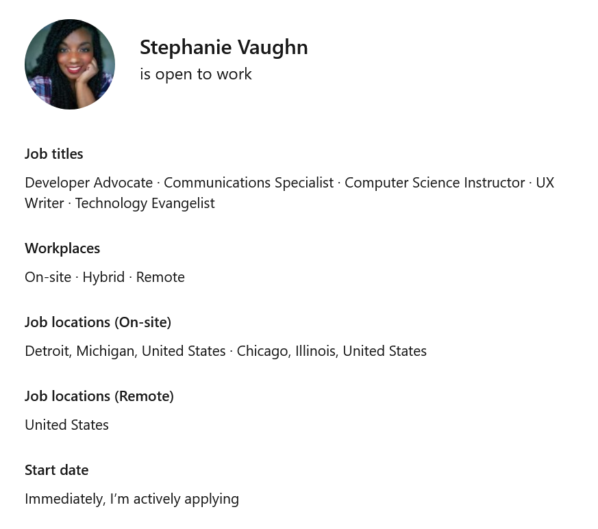 Stephanie L. Vaughn tweet media