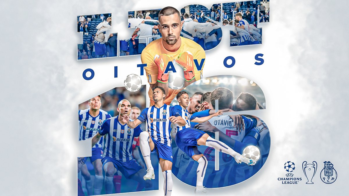 𝗔𝗽𝘂𝗿𝗮𝗱𝗼𝘀 💙 Estamos nos oitavos de final da Liga dos Campeões 🤩

#UCL