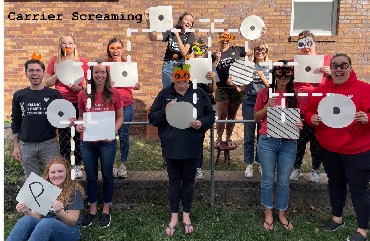 unmc's tweet photo. I scream, you scream, carrier scream!!!

 Help the #UNMCGeneticCounseling Program carry the #hallogene22 trophy to Omaha! 
@ASGCGP #GeneChat @unmccahp @unmc_mmi

Be sure to LIKE this original post to vote for us! https://t.co/bRMp1du1Ye