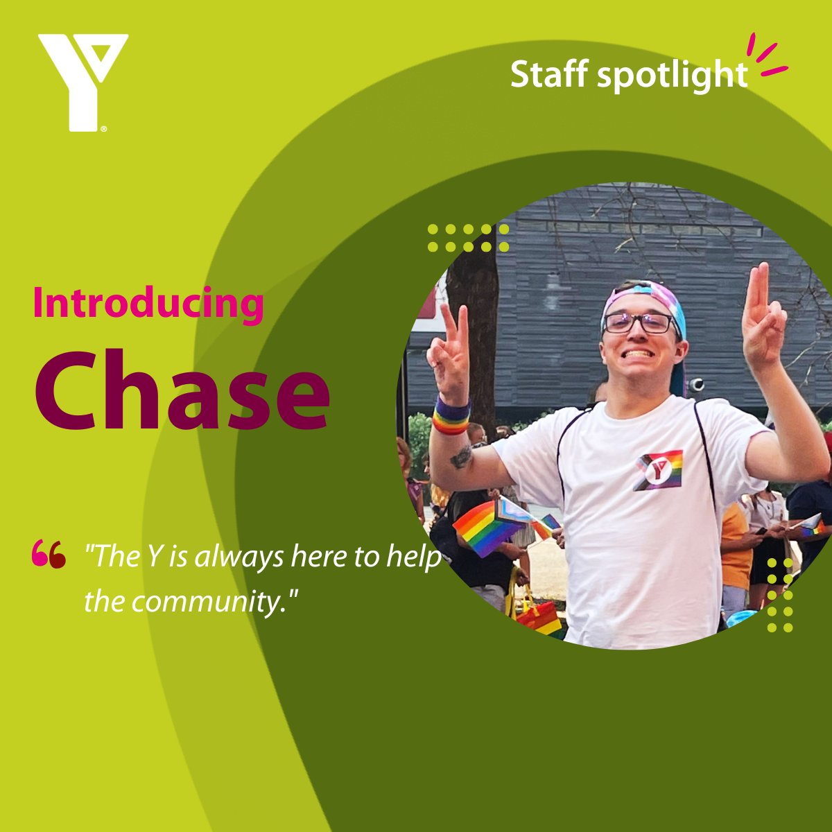YMCA_Calgary's tweet photo. It's #YStory Wednesday! 🙌
Meet Chase, one of our Customer Services Supervisors! He doesn't limit himself when helping the Y.
Read his full story on our Facebook page. https://t.co/Vm5EXm3jlT
Let us know if you have a Y Story to share!
#YMCA #YYC #YMCACalgary #CommunityY https://t.co/N9HCKcnpPX