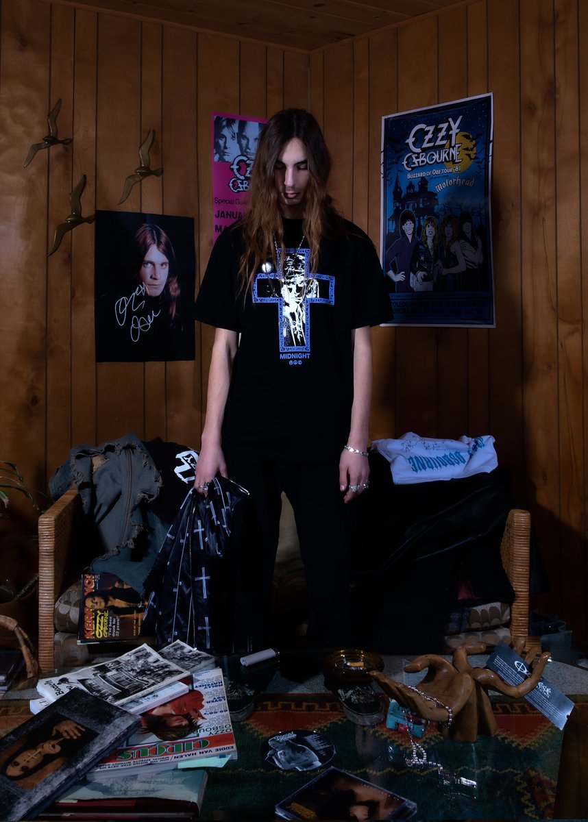 midnight for <a href="/OzzyOsbourne/">Ozzy Osbourne</a> !! this really is a dream project and i can’t believe it’s finally here ! available online only this friday at 12 noon pst midnightstudios.live