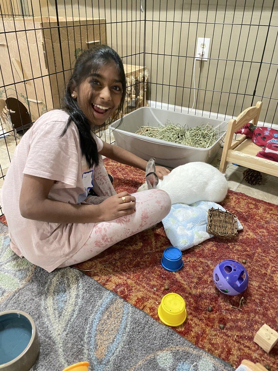 Today we volunteered at the Ohio House Rabbit Rescue! We helped socialize the bunnies so they would be more adoptable. Aka…we were instructed to pet and love bunnies for an hour. #bestday <a href="/erms_DCSD/">Eversole Run Middle School</a>