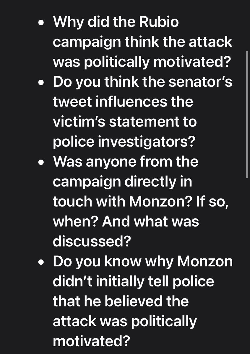 marcorubio's tweet photo. New evidence &amp; a 2nd arrest discredited the narrative pushed by a “journalist” at the dying Miami Herald about the attack on a GOP canvasser in #Florida 

And instead of focusing on the criminals who did this she emails questions that show she plans to smear the victim as a liar https://t.co/JcAudvplwE