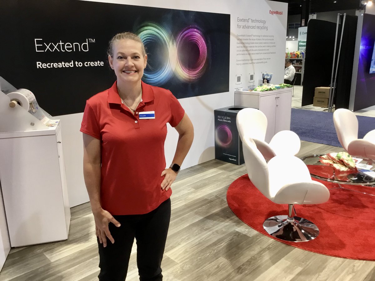 XOM_Chemical's tweet image. So thankful to connect with attendees @ Pack Expo. ICYMU, come see us @ AMI Plastics Recycling World Expo in Cleveland. Amy Laird is presenting on our AR Exxtend technology solution! exxonmobil.co/3zkKWEN

@Contact_AMI #Advancedrecycling #exxtendtechnology