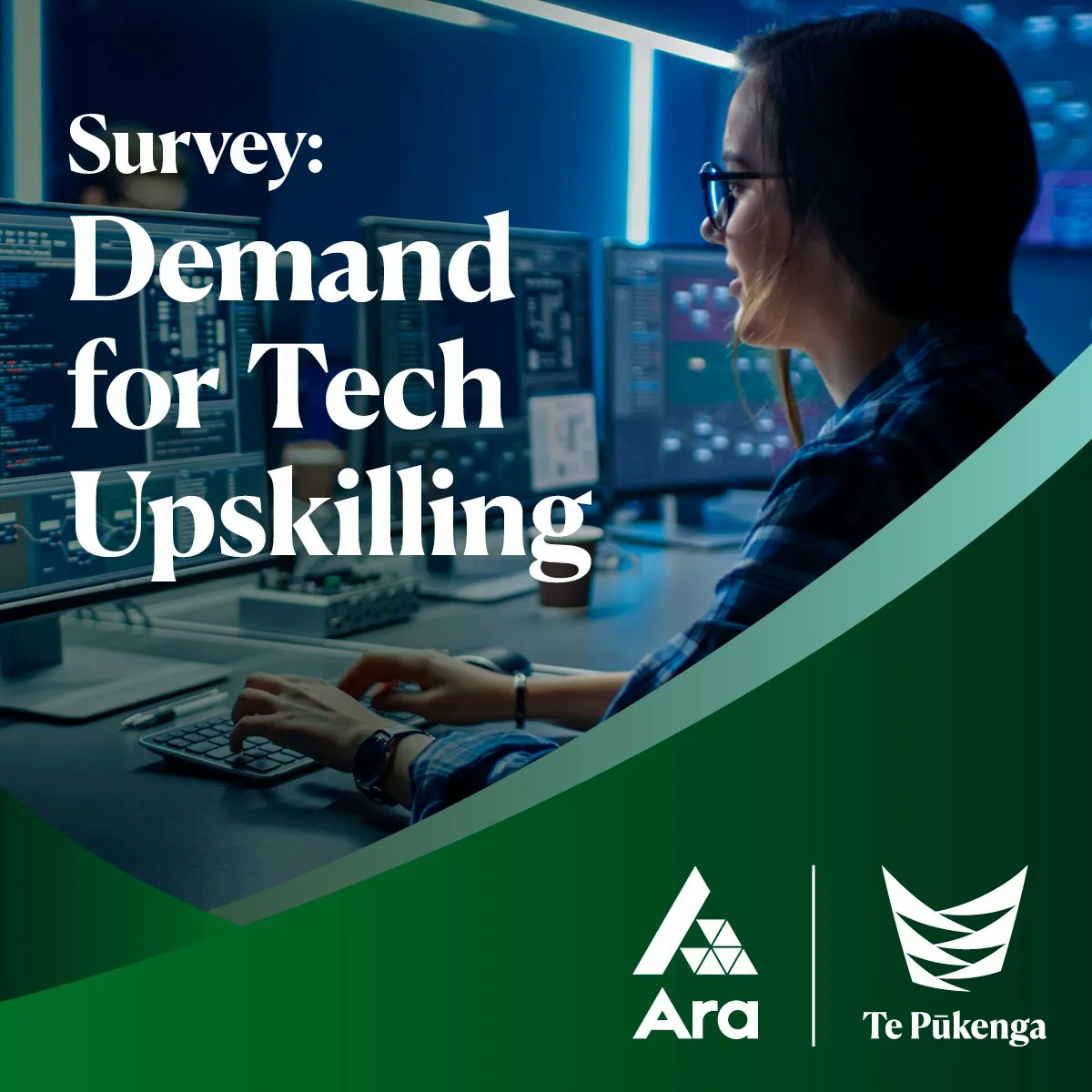 Businesses and organisations in Canterbury are struggling to recruit and upskill employees in tech roles. We want to increase our understanding so that we can help provide solutions. Please support Ara's research and fill in the survey here: buff.ly/3yV8uQg