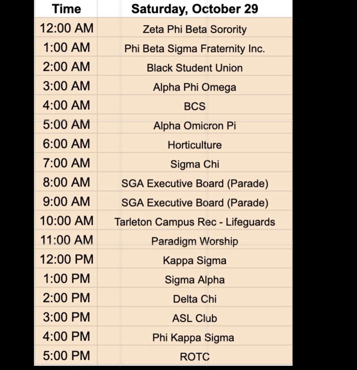 Happy Homecoming Week! This is the official Drum Beating schedule for Homecoming 2022!‼️🥁
