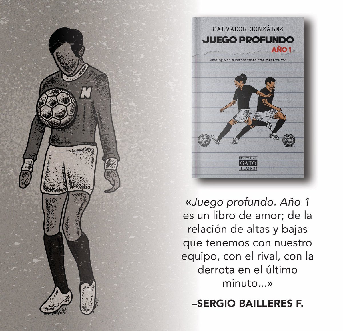 EditGatoBlanco's tweet photo. ¡La próxima semana llegará #JuegoProfundo en su primer año de recopilación de textos de @EscritorSga! 

Un libro ilustrado por Wero77. https://t.co/uItxLyUeoe