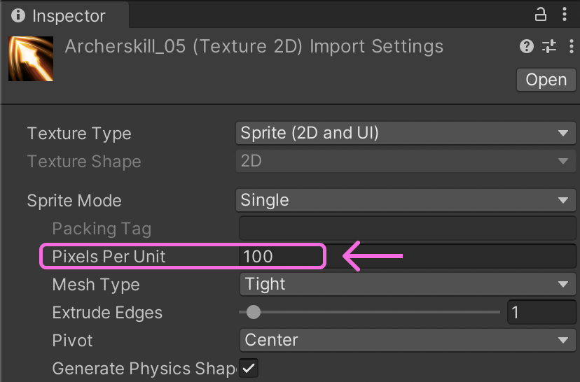 Unityで2Dゲームを作るときに知らないと困ることは「Pixel Per Unit」。Pixel Per Unitとは1メートルが何ピクセル ...