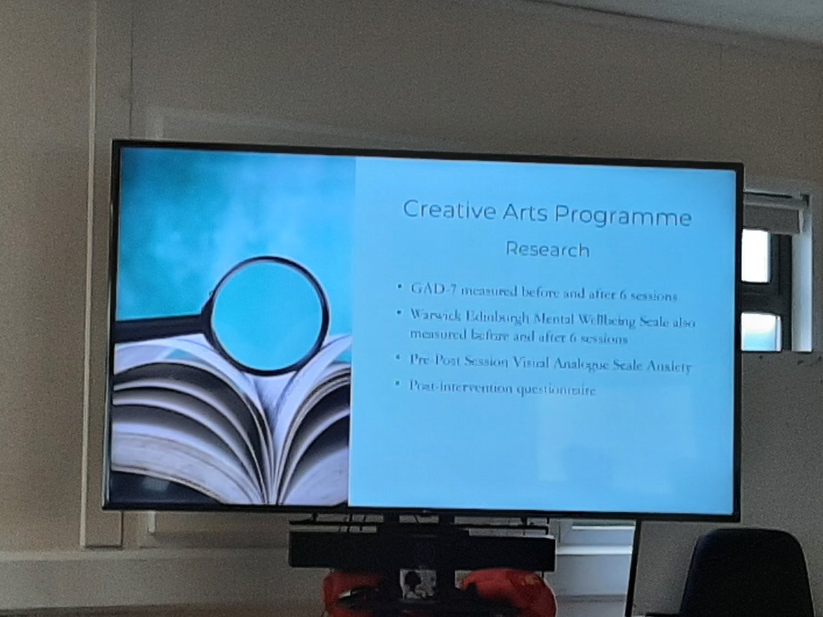 Tríona McCaffrey (@mccaffreytriona) on Twitter photo Art therapy & music therapy research <a href="/ULHospitals/">Follow @HSEMidWest</a> shows promising results in reducing anxiety and improving wellbeing for women attending the <a href="/HSE_SPMHS/">Specialist Perinatal Mental Health Programme</a> in Limerick. Amazing work <a href="/CheungPuiSze/">Pui Sze Cheung</a> <a href="/EmilieABrown/">Emilie Brown</a> <a href="/MahadyMas/">Mas Mahady</a> <a href="/sylviamurphyt/">Sylvia Murphy Tighe</a> <a href="/UL/">University Of Limerick</a> #perniatalmentalhealth #proudsupervisor Art therapy & music therapy research <a href="/ULHospitals/">Follow @HSEMidWest</a> shows promising results in reducing anxiety and improving wellbeing for women attending the <a href="/HSE_SPMHS/">Specialist Perinatal Mental Health Programme</a> in Limerick. Amazing work <a href="/CheungPuiSze/">Pui Sze Cheung</a> <a href="/EmilieABrown/">Emilie Brown</a> <a href="/MahadyMas/">Mas Mahady</a> <a href="/sylviamurphyt/">Sylvia Murphy Tighe</a> <a href="/UL/">University Of Limerick</a> #perniatalmentalhealth #proudsupervisor