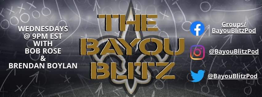 youtube.com/watch?v=b23eLH… Tune in for the latest episode of the @BayouBlitzPod TONIGHT at 9pm Eastern Time/8 Central. Hosts @bobbyr2613 and @BtBoylan are joined by Jason Halperin and @TVatWork of 720am KDWN-Vegas to preview this Sunday's showdown between the Saints and Raiders