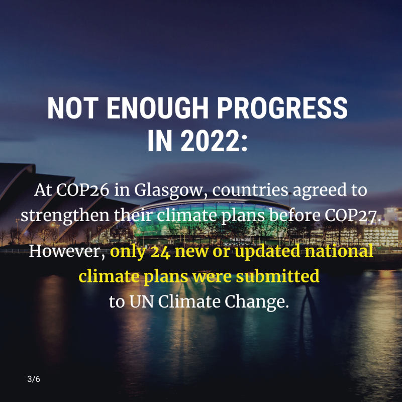 antonioguterres's tweet photo. Current national climate commitments are falling pitifully short in an attempt to limit global temperature rise.

Leaders must listen to their people’s calls for change and lift their #ClimateAction ambition.