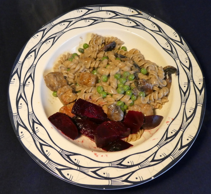 tourscotland's tweet photo. Tour #Scotland travel Blog video of #Quorm and #Mushroom #Supreme with #Fussilli #Pasta, known as rotini in the #United #States, and #Beetroot for dinner tonight Very healthy food to try if your visit here https://t.co/Bi8Xp9jeGm https://t.co/rESBZSbJPS