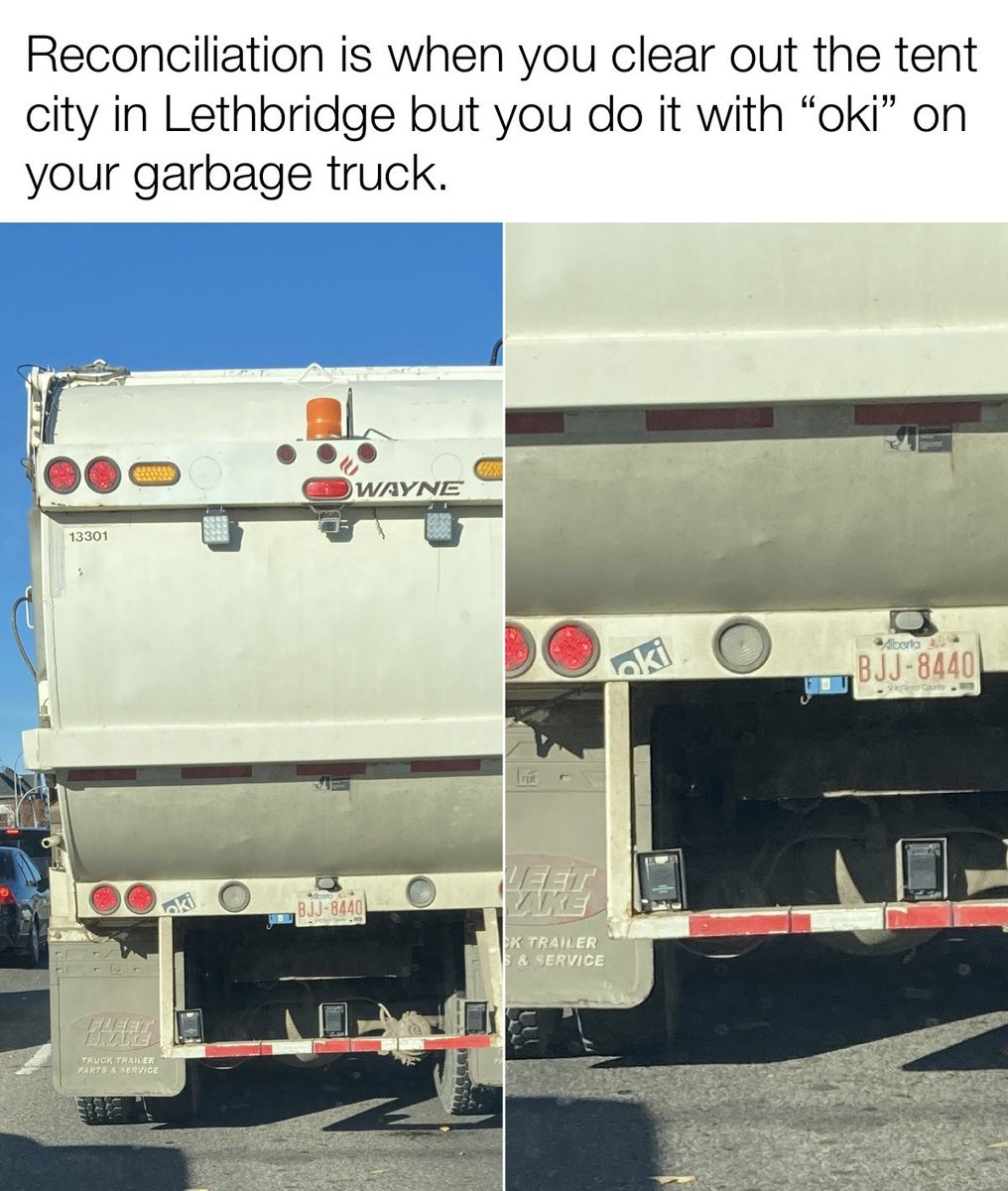 kim_siever's tweet photo. Lethbridge City crews cleared out the tent city today and erected a chain link fence around the property. https://t.co/JKQwmjfcvP