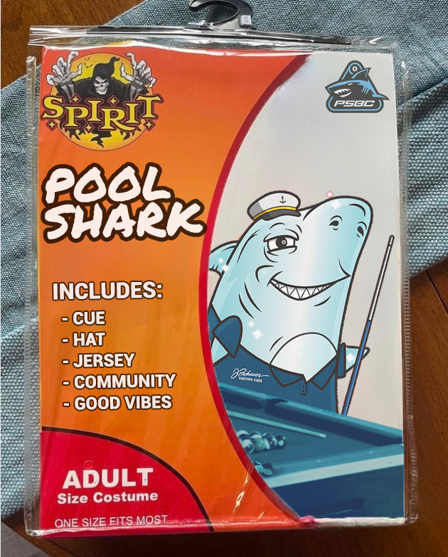 PoolSharkClub's tweet photo. We found our costume... PSBC x @SpiritHalloween https://t.co/cgmdmg3L5D