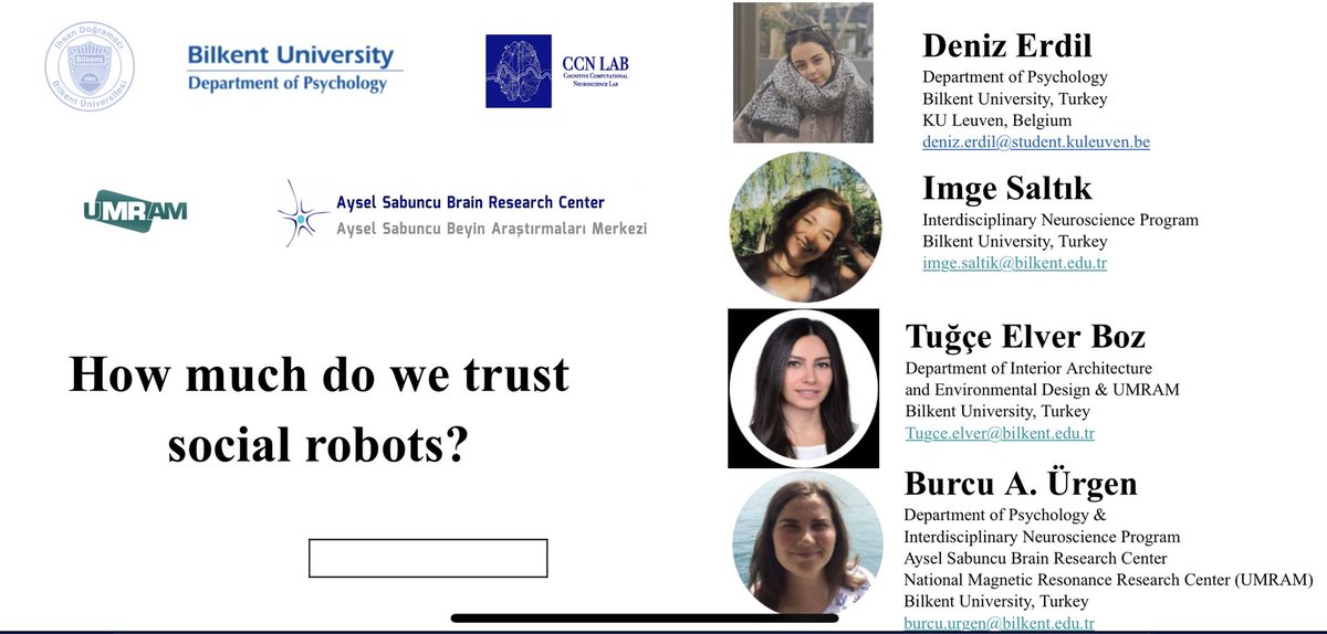 BUrgenlab's tweet photo. .@DenizErdil_, our former (and forever) member, who is now an MS student at KU Leuven, will present her project on trust in HRI at Trust workshop at @iros2022 today (8:30 am Tokyo, 5 am TR)! Here is the workshop link: https://t.co/Ax7rI57uKM #iros22 #IROS2022 https://t.co/DoTClMRFB7