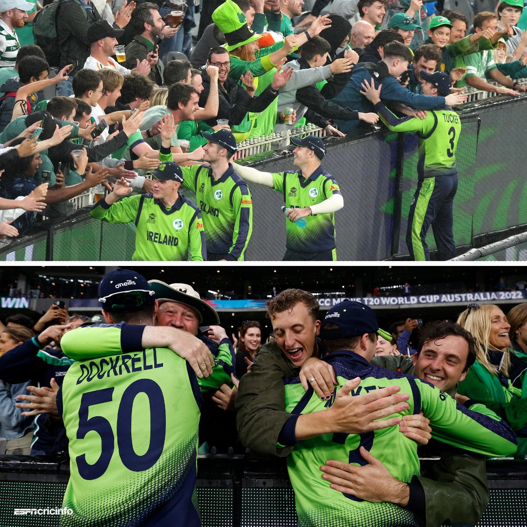 More than a sport 💚 #IREvENG | #T20WorldCup