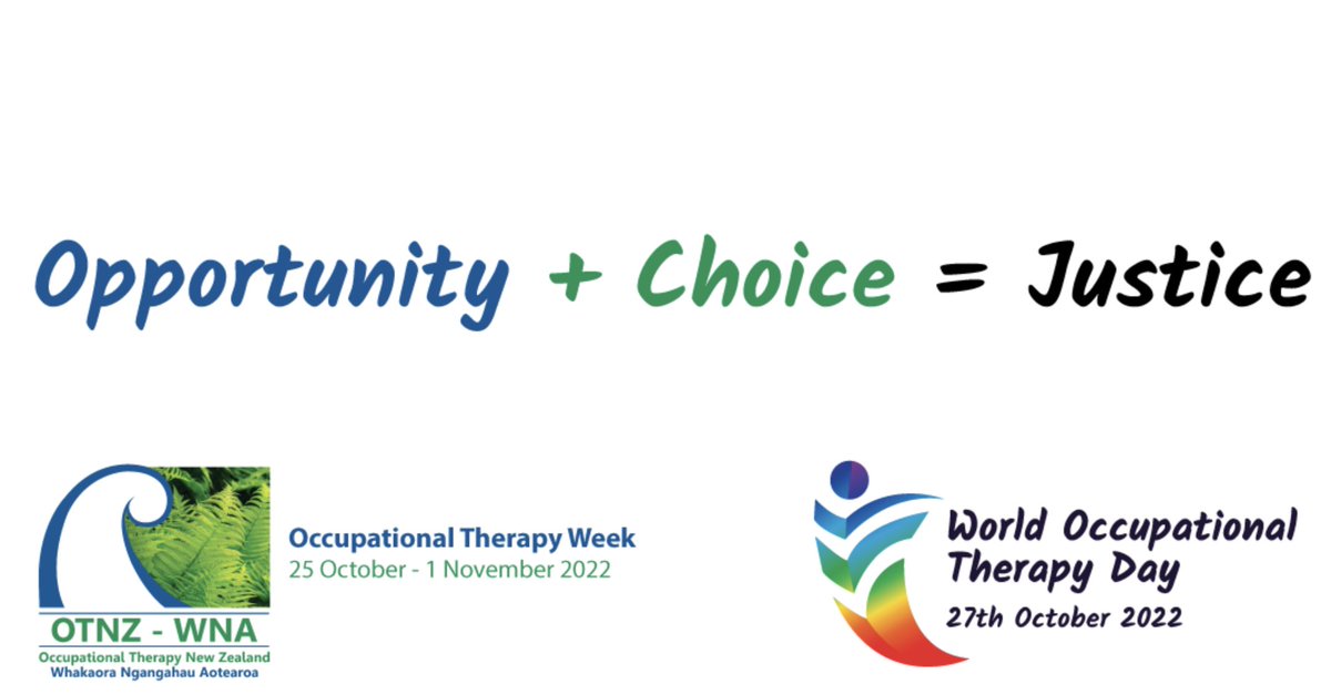 It’s World Occupational Therapy Day! Today is all about celebrating and promoting Occupational Therapy, and the important role Occupational Therapists play. This year's theme is Opportunity + Choice = Justice. Happy OT Day!