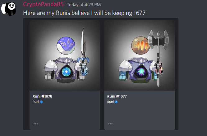 #Runi #splinterlands <a href="/splinterlands/">Splinterlands</a> #P2E #Blockchain #hive