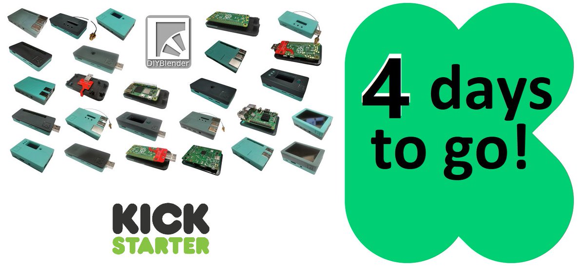 diyblender's tweet image. #casing for your #SBC 
4 days to go @Kickstarter !!
 
Check👇
kickstarter.com/projects/diybl…

@TheMagPi @RPiSpy @RaspPiBeginners @RasPiTV @ThePiHut @PiSupply @waveshare00 @Thangs3D @printablescom @thingiverse @adafruit @Phrozen3D @Elegoo_Official
#raspberrypi #diyprojects #customized