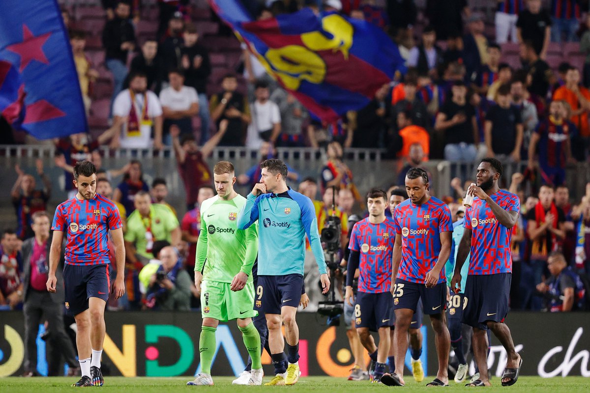 For the first time since 1998, there is only one LaLiga team qualifying for the knockout stage of the Champions League. 🇪🇸