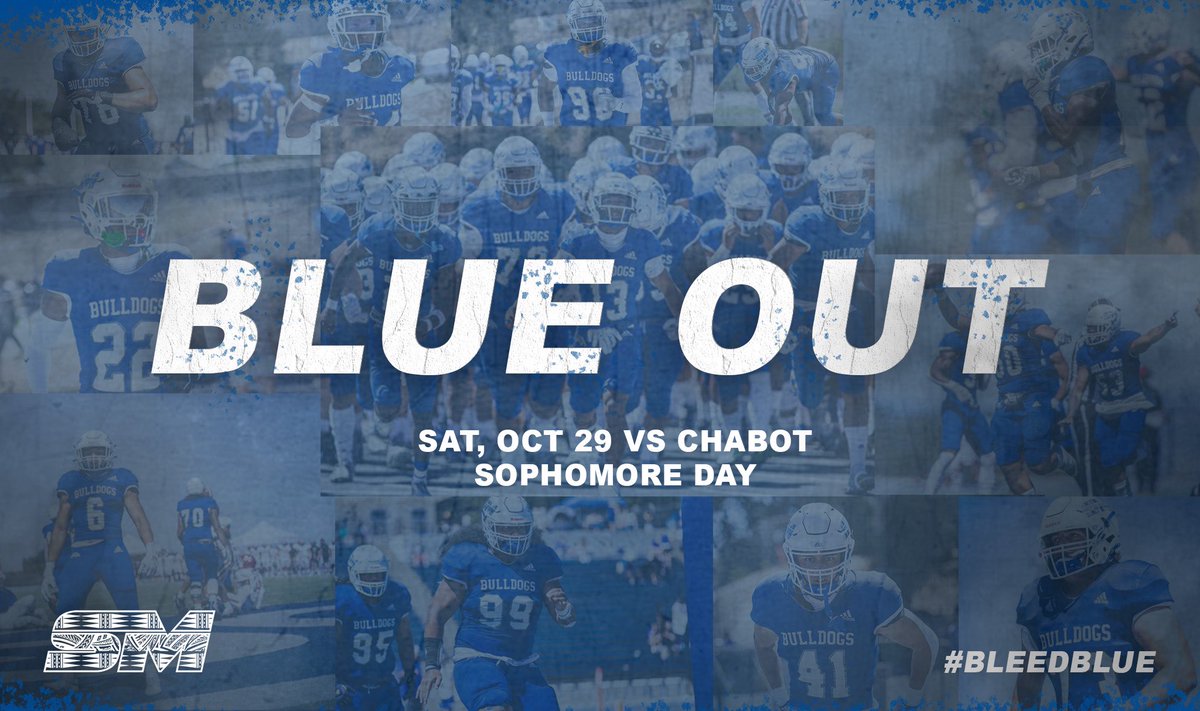 Wear all your blue gear this Saturday.