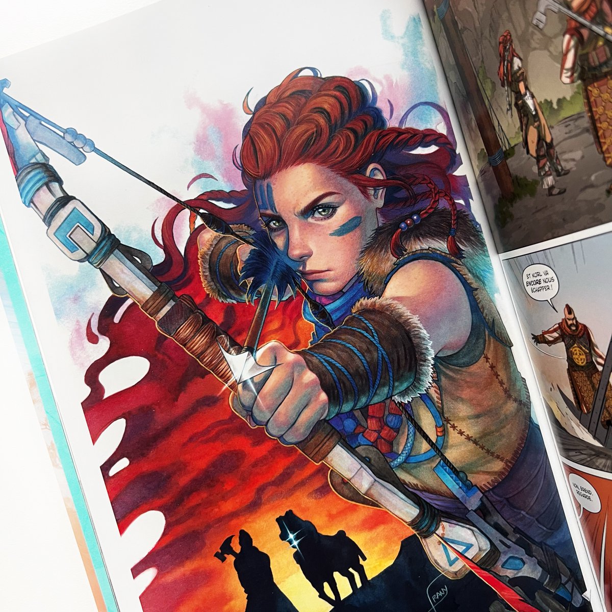 Aloy est de retour dans une chasse à l'assassin en compagnie d'Érend, une traque propice aux révélations... entre deux affrontements contre des machines mortelles ! 👀 'Horizon Zero Dawn' tome 2, déjà en librairie ! #gaming #HorizonZeroDawn