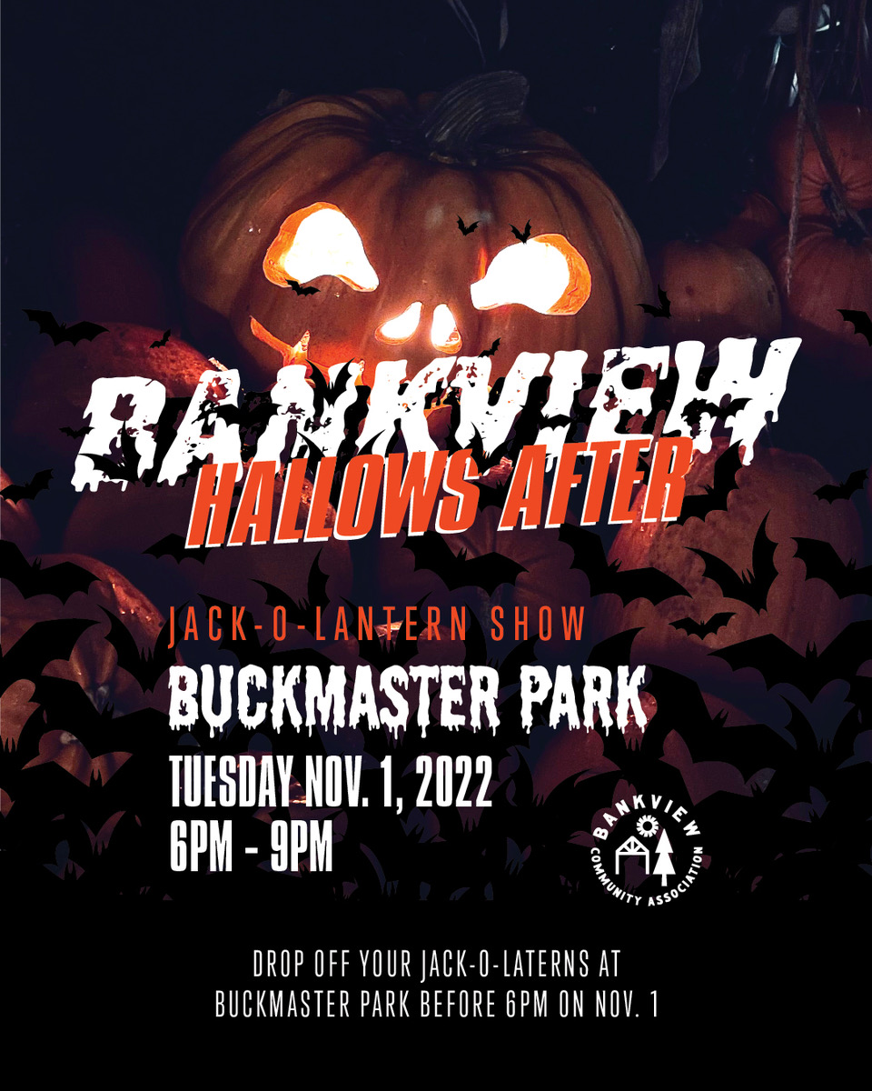 Discover Bankview (@bankviewca) on Twitter photo November 1 bring your pumpkins to Buckmaster Park before 6pm and volunteers will place them all through the park and light them up for one last hurrah! A fun spooky night for all ages. #bankview #yyc #yycevents #Calgary #Ward8 #halloween2022
ππ»π·οΈππ»π·οΈππ»π·οΈππ»π·οΈππ»π·οΈ November 1 bring your pumpkins to Buckmaster Park before 6pm and volunteers will place them all through the park and light them up for one last hurrah! A fun spooky night for all ages. #bankview #yyc #yycevents #Calgary #Ward8 #halloween2022
ππ»π·οΈππ»π·οΈππ»π·οΈππ»π·οΈππ»π·οΈ