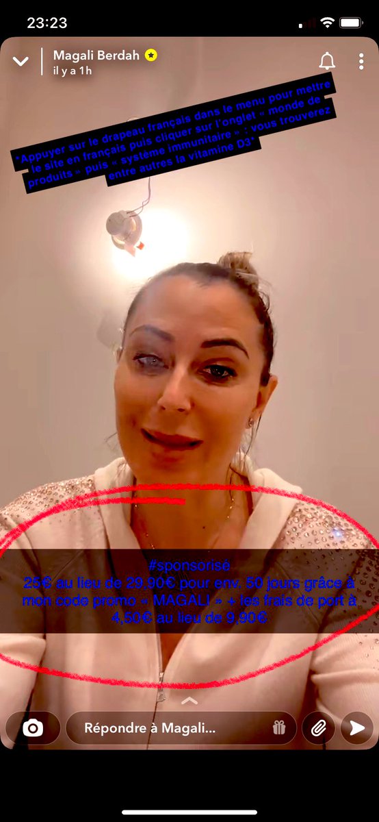 MSister0001's tweet photo. @MagaliBerdah se lance dans le conseil médical #vitameD & ses bienfaits
Mais , j’ai pas trouver cette marque
#bioloving
J’ai trouvé le meme produit à 9,90€ 😂 https://t.co/44ZOV7QgXs