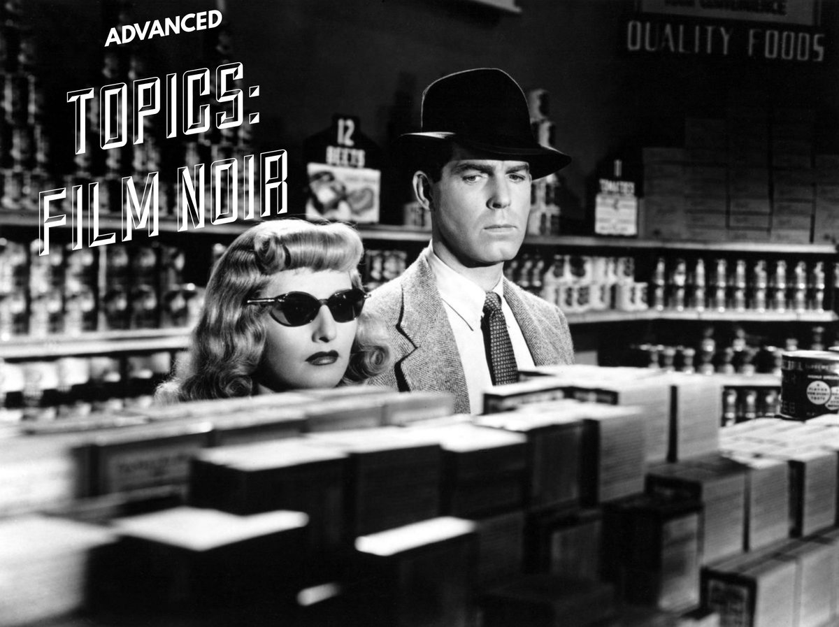 TheAlanNoble's tweet photo. OBU students! Join me for one of my favorite classes: Film Noir. ENGL 4329. We’ll watch great classic films and discuss them in the context of the mid twentieth century. This Spring! #obu #okbu https://t.co/S3wg99dMfT
