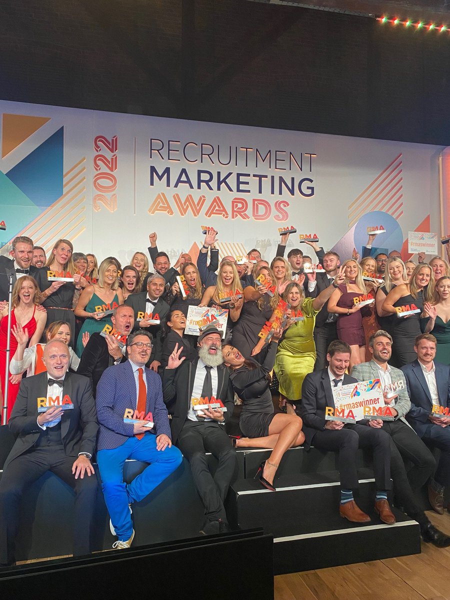 Congratulations to all our winners #rmas22 – time to party! See you next year