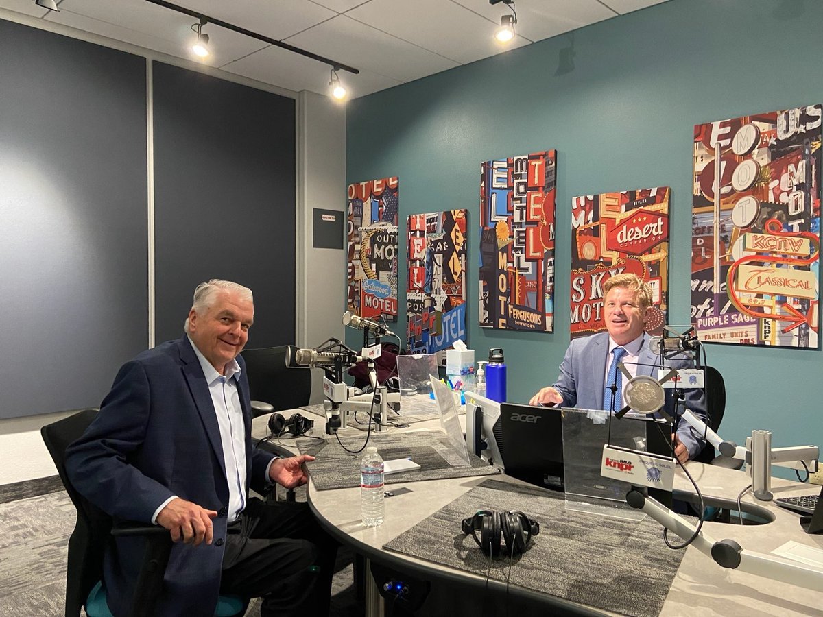 Great to join my old friend <a href="/joedowntownlv/">joseph schoenmann</a> at <a href="/KNPRnews/">Nevada Public Radio</a> this afternoon to talk about how we're lowering the price of housing, protecting abortion rights, and growing our economy. Tune in Tuesday for the full segment!