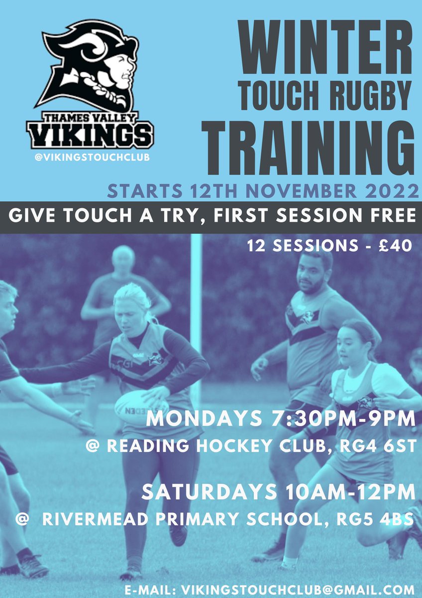 ❄️ WINTER TRAINING❄️

Winter training will be starting on 12th November! 

This winter there will be 12 sessions 
SATURDAYS 10am-12pm @ Rivermead Primary 
MONDAYS 7:30-9pm @ Reading Hockey Club