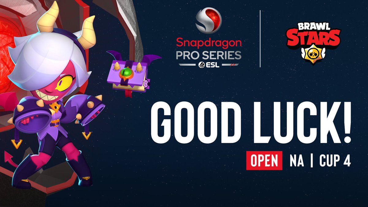 [NA] Good luck in the last cup for this week - Cup 4! Will @TribeGaming NA remain on top, or will another team dethrone them? We'll be watching...👀 ⏰ Start Time: 3:00 PM PT | Check In Time: 2:30 PM PT 🔗 esl.gg/3BLV75I #SnapdragonProSeries @Brawl_esports